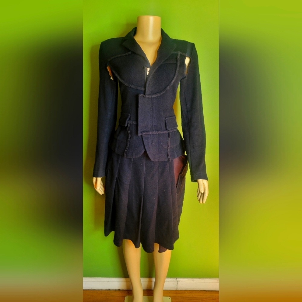 Preowned Comme des Garcon for HM skirt suit
